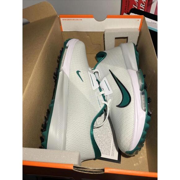 $179 Nike Air Zoom Infinity Tour 2 Golf Shoes Photon Dust Green HQ2158 Size 11 main image 5